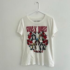 Guns N’ Roses White Portrait Tee 0X